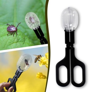 Zange Clip Futterzange Imker Bienenfänger für Reptilienjagdfänger One Size schwarz