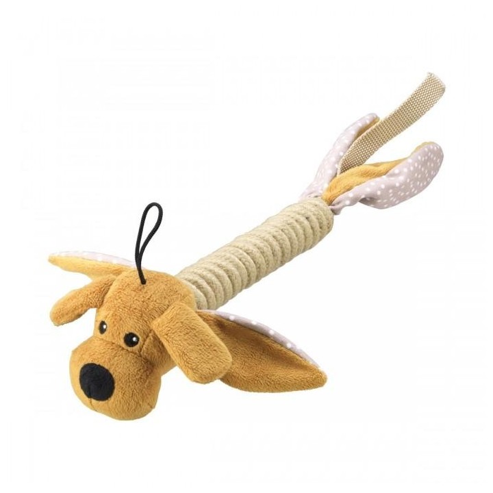 House Of Paws Hundekopf-Seilstock-Hundespielzeug One Size beige