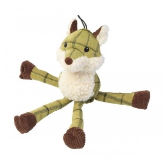 House Of Paws Plüsch Tweed Fox Long Legs Hundespielzeug One Size grün