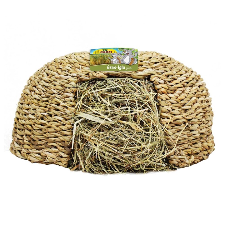 JR Farm Gras-Iglu - 470 g (groß, 30 x 30 x 25 cm)