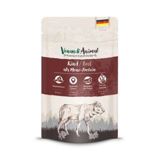 Venandi Animal - Rind als Monoprotein 12x125g
