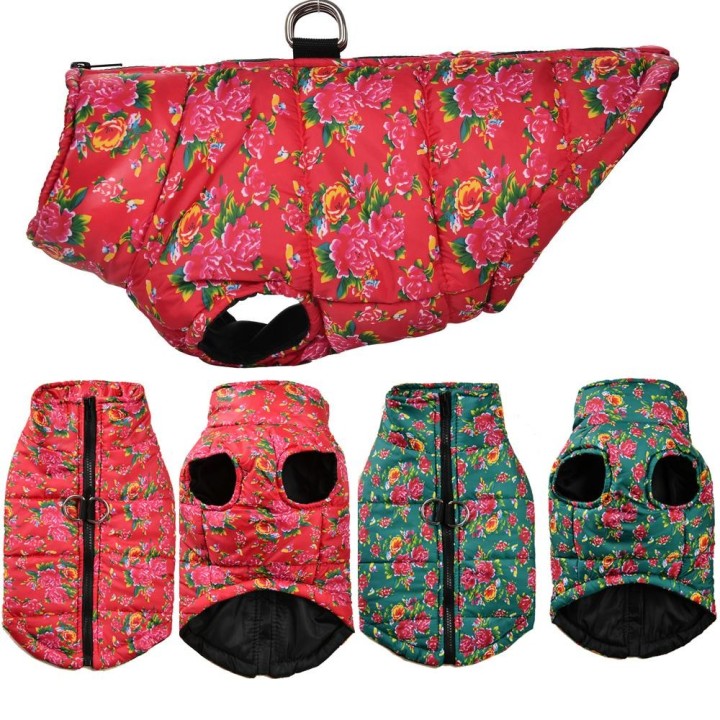 Hundeweste Jacke Herbst Winter Welpenkleidung für kleine mittelgroße Hunde Katzen Winddicht Warm Schnauzer Chihuahua Mops Hau