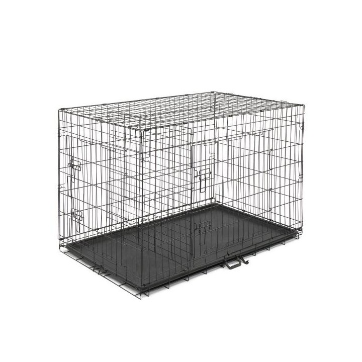 48  Haustier Zwinger Katze Hund Falten Stahl Kiste Tier Laufstall Draht Metall