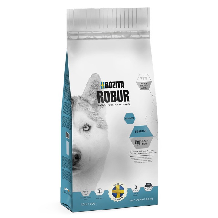 Bozita Robur Sensitive Getreidefrei Rentier - 11,5 kg