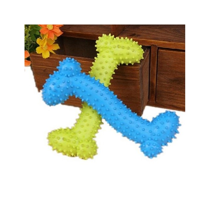 Resistent gegen Bissknochen, Kauspielzeug für Hunde und Welpen, Backenzahndorn, für das Zahntraining