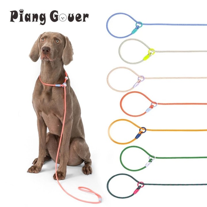 Nylon Bunte Leinen Haustier Kleine Hund Runde Seil Leine P Kette Kragen Einstellbar für Hunde Training Welpen Walking Leine 0