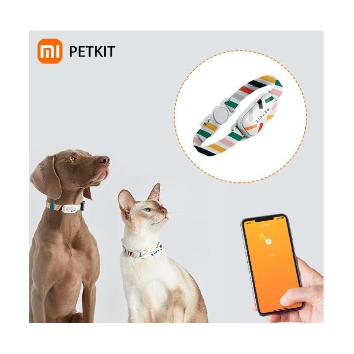 2024 PETKIT Fit 3 Smart Pet Activity Schlafmonitor Bluetooth Fernbedienung Wasserdichtes Hunde-/Katzenhalsband Tag Funktionie