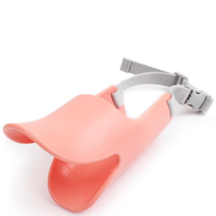 Dogf Bite Maulkorb für Hunde in Entenform, Silikon, bissfest, Maulkorb für Haustiere, Bissschutz, niedlicher, waschbarer Ente