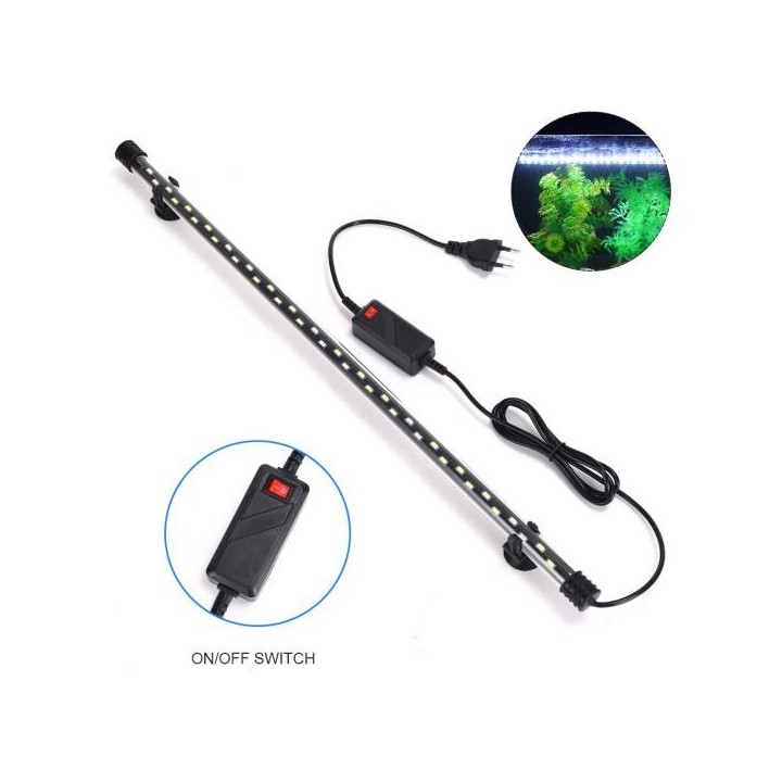 Lebendige elektrische Aquariumbeleuchtung mit hoher Helligkeit und langer Lebensdauer, Wasserpflanzenlicht für Unterwasser-Aq