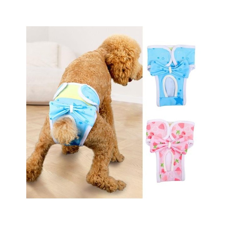 Hundewindeln Haustier physiologische Hose Welpen Höschen waschbar Hund Unterwäsche atmungsaktive Haustier Shorts für weiblich