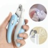 Professionelle Haustier-Nagelknipser mit LED-Licht, Haustier-Klauenpflegeschere für Hunde, Katzen, Kleintiere, Pfoten-Nagelsc