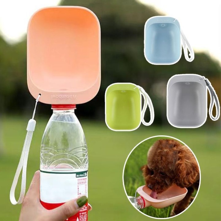 Hund Reise Wasser Flasche Tragbare Haustier Hund Wasser Flasche Trinkwasser Feeder für Hund Katze Outdoor Wasser Schüssel Fla