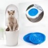 40 * 40 * 3,5 cm Katzentoiletten-Trainingswerkzeug Abs Haustiertoilettentrainer Katzenabdeckung Urinalsitz Reinigungsmittel T