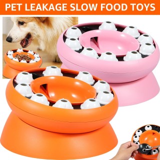 Langsamer Futterspender für Katzen, erhöhter Futternapf für Hauskatzen, Futterspender für Katzen, Puzzle-Futterspender, Haust