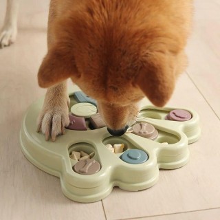 Pet Puzzle Spielzeug Hund Katze Futternapf Feeder Spielzeug Lebensmittel Spender Nicht-Slip Schüssel Hund Zubehör Training Li