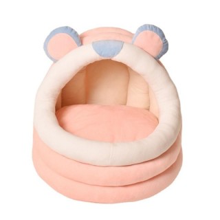 Haustierzelt-Höhlenbett für Katzen, kleine Hunde, selbstwärmendes Katzenzeltbett, Katzenhütte, bequemes Haustier-Schlafbett,