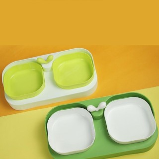 Neuer Katzennapf Fress- und Trinknapf Hundenapf Doppelnapf Heimtierbedarf auslaufsicherer Futternapf separater Futternapf