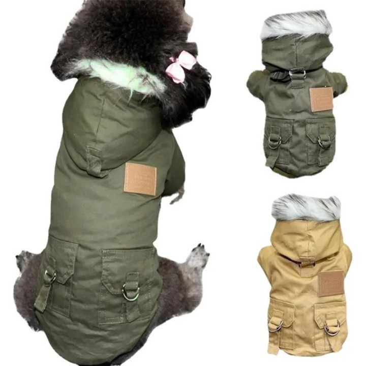 Winter-Hundekleidung, Welpen-Haustier-Hundemantel, Jacke für kleine und mittelgroße Hunde, verdicken Sie warme Chihuahua-York