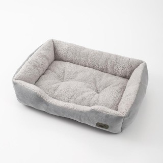 Morse Hundebett, rechteckig, für Katzen und Welpen, Schlafsofa, Haustierbett, Kissen für kleine Hunde S 40x30cm apricot