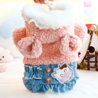 SÜßE wärmere Haustierkleidung, süßer Prinzessinnen-Wintermantel für kleine Hunde und Katzen, Übermanteljacke, elegante Chihua