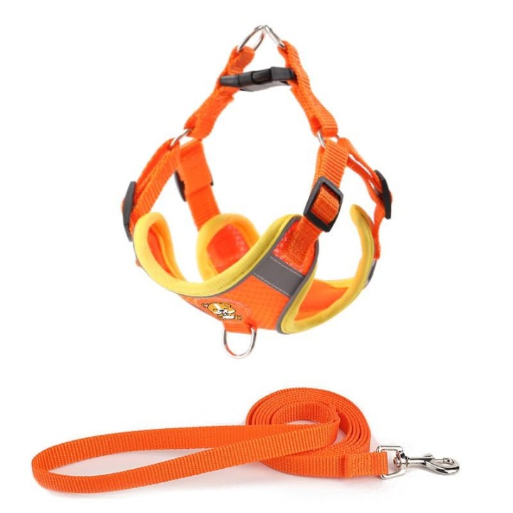 Hundegeschirr, atmungsaktives Haustiergeschirr, Weste für kleine und große Hunde, Outdoor-Walking-Trainingszubehör S