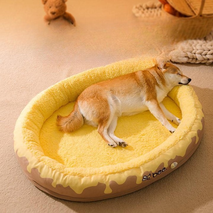 Kennel Ganzjahres-Hundebett Zerlegbar und Waschbar Hundematte Winterwarme kleine und mittelgroße Hundeschlafmatte Winter-Katz