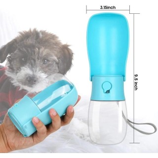 Original Design 300 ml tragbare Haustier Hund Wasserflasche für Spaziergänge Futterspender für Hunde gefaltet Flasche Wassers