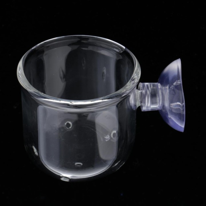 Korb für Aquarium, transparent, für lebende Würmer, Becher, Halter für Wasserpflanzen Seam Type