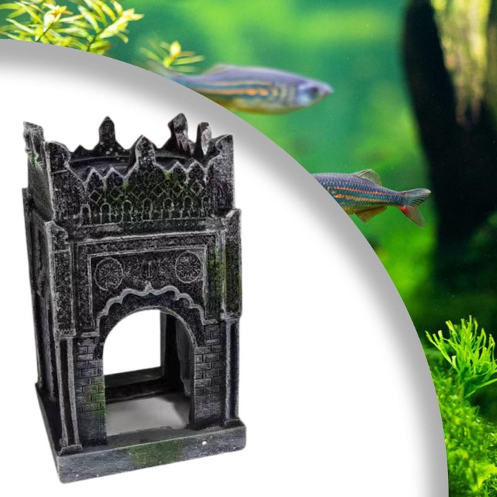 Stadtturm-Ornament für den Schreibtisch, tragbar, kompakt, Landschaftsdekoration für den Mittelpunkt 8cmx8cmx13.5cm