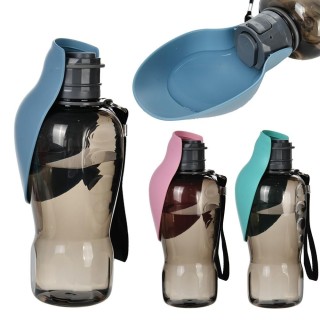 800 ml große Hundewasserflasche zum Wandern, auslaufsicher, tragbarer Welpen-Trinknapf für kleine große Hunde, Katzen, Golden