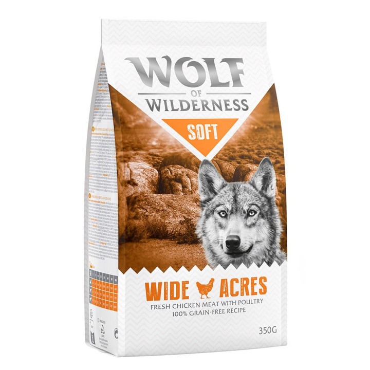 Wolf of Wilderness "Soft - Wide Acres" Huhn - getreidefrei - 350 g