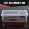 1 stück Kunststoff Reptilien Wohnbox Terrarium Transparent Reptilien Insektenbehälter Transport Amphibien Zucht Futterfütteru
