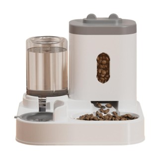 2 in1 Automatischer Futter- und Wasserspender für Katzen Automatische Futtertröge für Katzen und Hunde Futter- und Wasservers