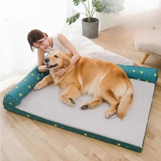 Hundehütte für alle Jahreszeiten, Hundebett für große Hunde, abnehmbares und waschbares Frühlings-Haustiersofa, früher Frühli