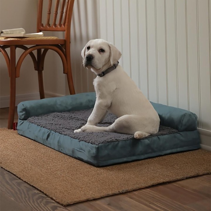 Warmes Hundeschlafbett, weiche Fleece-Haustierdecke, abnehmbare Katzen-/Welpenmatte, Kissen für kleine, mittelgroße und große