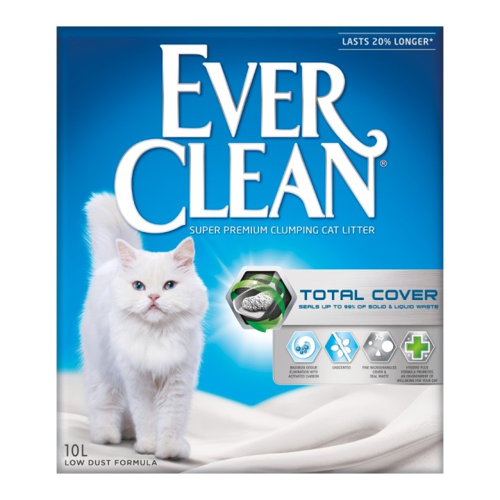 Ever Clean® Total Cover Klumpstreu Parfümfrei - 10 l