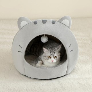 Super Katzenbett, warmes Haustierhaus, Kätzchenhöhle, Kissen, Katzenhaus, warmer schlafender Hundekorb, Zelt, kleine Hundemat