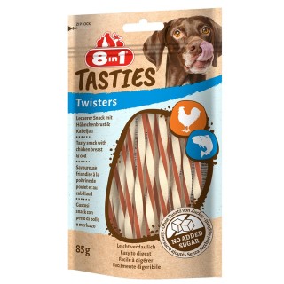 8in1 Tasties Huhn Twisters - Sparpaket: 3 x 85 g