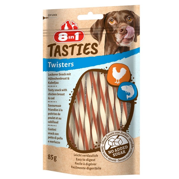 8in1 Tasties Huhn Twisters - Sparpaket: 3 x 85 g