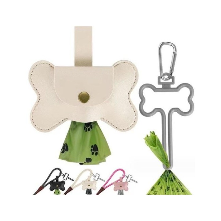 1 Set Pet Poop Bag Dispenser Praktischer Hundekot-Poop-Taschen-Organizer, kompakter Haustierkotbeutelhalter für den Außenbere