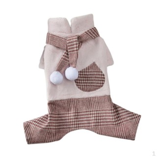 Mantel für kleine Hunde, weich und warm, für den Winter, für Welpen Pink-M