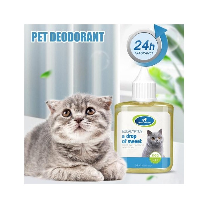 Beseitigt Gerüche Liquid Compact 50 ml Nicht reizende Katzenstreu-Geruchsreinigungs-Deodorants Cat 50ML