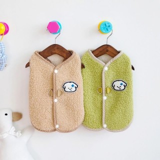 Solide Fleece-Hundeweste, Haustierkleidung für Hunde, Herbst- und Winter-warmer Hundemantel, Welpenjacke, Katzenkostüme, Chih