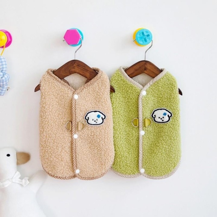 Solide Fleece-Hundeweste, Haustierkleidung für Hunde, Herbst- und Winter-warmer Hundemantel, Welpenjacke, Katzenkostüme, Chih