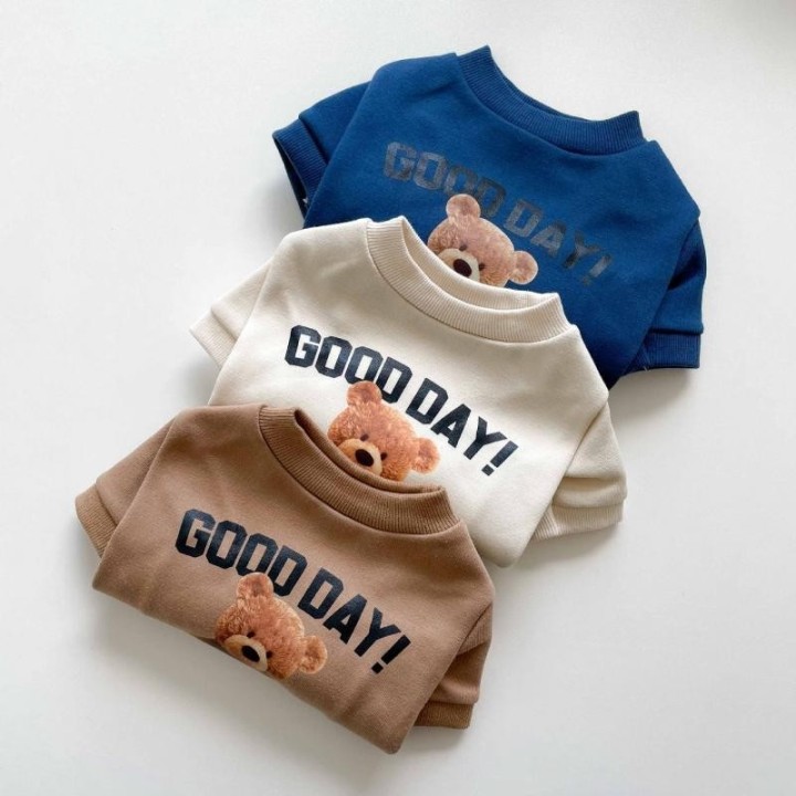 Sommer-Hundeweste mit Bären-Print, T-Shirt, süße Hundekleidung, Welpenpullover, Chihuahua, Haustier-Sweatshirt für kleine und