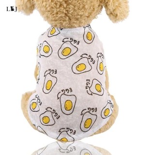 Ultradünne Sommer-Hundeweste, niedlicher Aufdruck, atmungsaktive Hundekleidung für kleine Hunde, Chihuahua-Kleidung, Yorkies-