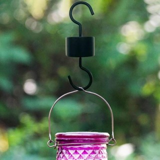 2 Stücke Anti micidae Ameisenschutz Haken Kolibri Futter Wasser Feeder mit Bürste schwarz