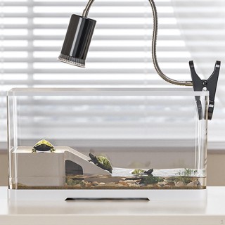 Schildkrötentank Aquarium Sonnenplattform Haustiere Zubehör Einsiedlerschildkröten Fall Multifunktionsbereiche S