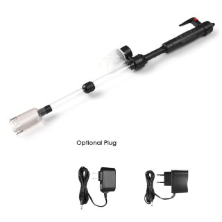Elektrischer Aquarium-Wasserwechsler für Aquarien, Sandwäscher, Vakuum-Siphon-betriebener Kiesreiniger für Aquarien EU Plug