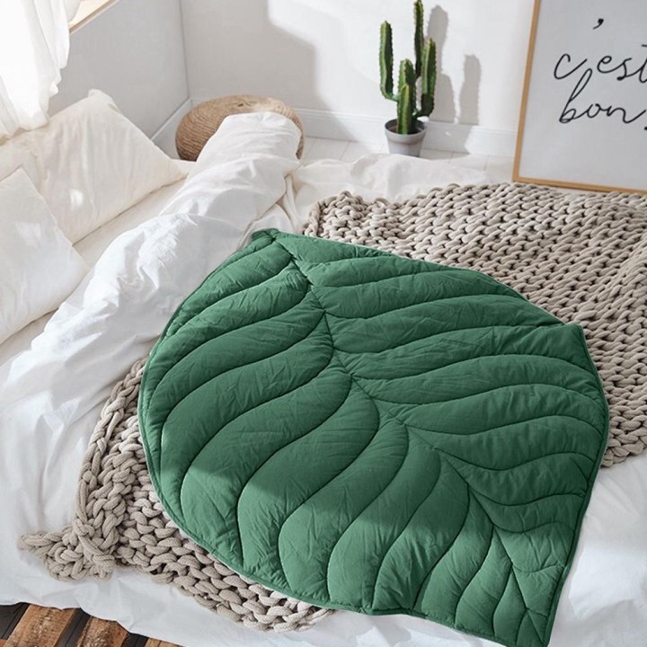 Blattform Katzennest Katze und Hund doppelseitig erhältlich Bodenmatte Abdeckung Pad warm und bequem Cartoon Katzenbett Ind g